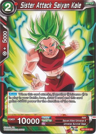 Sister Attack Saiyan Kale [TB1-016]