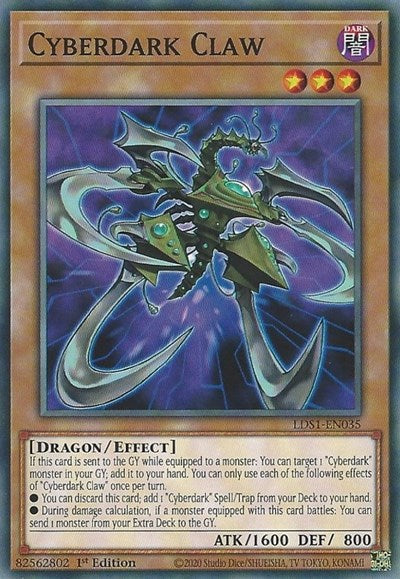 Cyberdark Claw [LDS1-EN035] Common