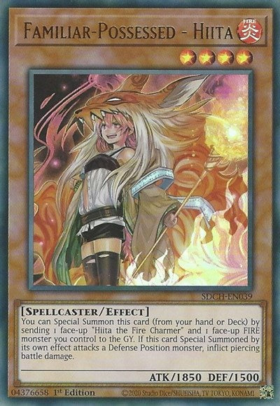 Familiar-Possessed - Hiita (Alternate Art) [SDCH-EN039] Ultra Rare