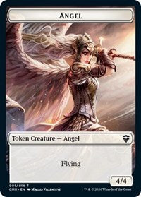 Angel // Spirit Double-sided Token [Commander Legends]
