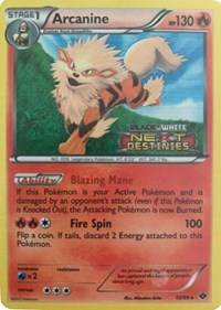 Arcanine - 12/99 (Prerelease Promo) [Black and White Promos]