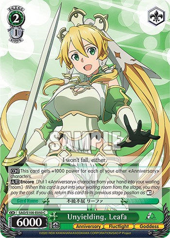 Unyielding, Leafa [Sword Art Online Animation 10th Anniversary]