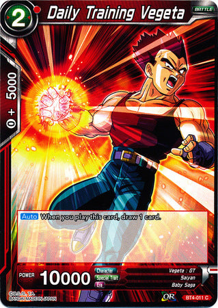 Daily Training Vegeta [BT4-011]