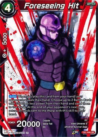 Foreseeing Hit (Alternate Art) [TB1-008]