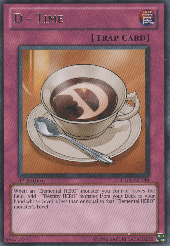 D - Time [LCGX-EN149] Rare – Tier 1 Games