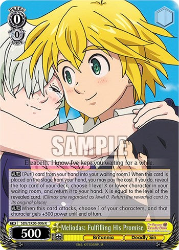 Meliodas: Fulfilling His Promise (Foil) [The Seven Deadly Sins: Revival of The Commandments]