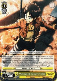 "Activated Powers" Eren (AOT/S35-TE05 TD) [Attack on Titan]