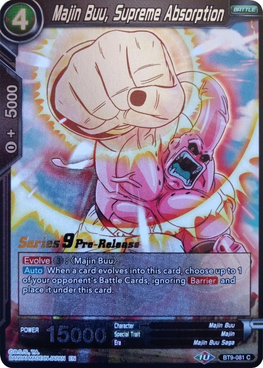 Majin Buu, Supreme Absorption (BT9-081) [Universal Onslaught Prerelease Promos]