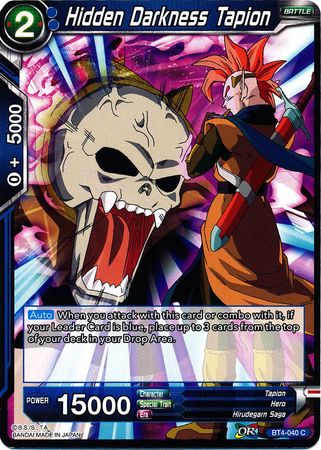 Hidden Darkness Tapion [BT4-040]