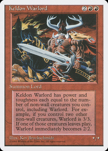 Keldon Warlord [Fourth Edition]