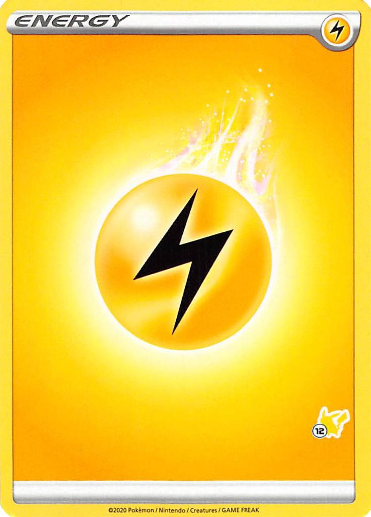 Lightning Energy (Pikachu Stamp #12) [Battle Academy 2022]