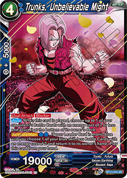 Trunks, Unbelievable Might [BT13-042]