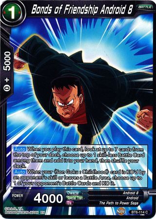 Bonds of Friendship Android 8 [BT6-114]