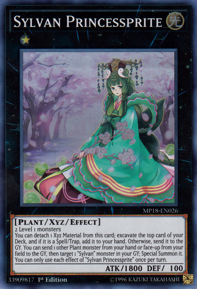 Sylvan Princessprite [MP18-EN026] Super Rare