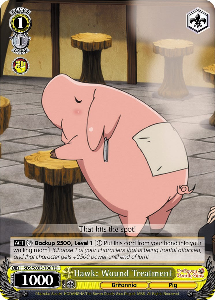 Hawk: Wound Treatment (SDS/SX03-T06 TD) [The Seven Deadly Sins]