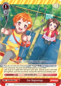 Our Beginnings (BD/W63-E066 U) [BanG Dream! Girls Band Party! Vol.2]