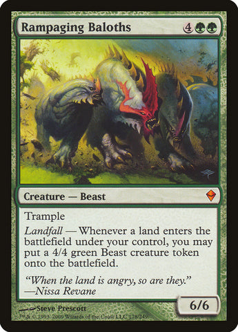 Rampaging Baloths (Oversized) [Oversize Cards]