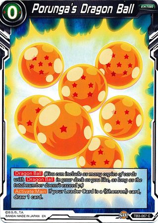 Porunga's Dragon Ball [TB3-067]