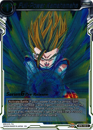 Full-Power Kamehameha [BT6-103_PR]