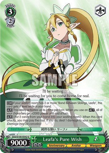 Leafa's Pure Wish [Sword Art Online Animation 10th Anniversary]