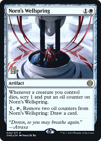 Norn's Wellspring [Phyrexia: All Will Be One Prerelease Promos]