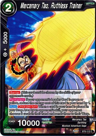 Mercenary Tao, Ruthless Trainer [BT6-112]