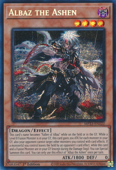 Albaz the Ashen [MP23-EN122] Prismatic Secret Rare