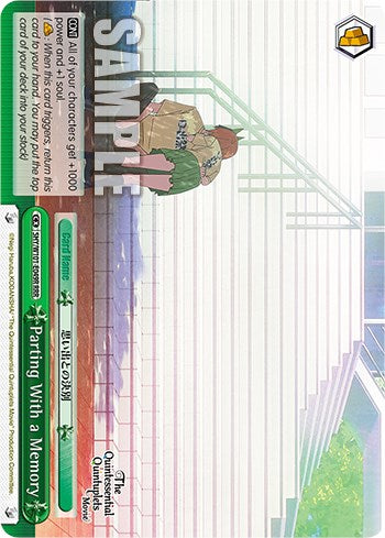 Parting With a Memory (5HY/W101-E049R RRR) [The Quintessential Quintuplets Movie]