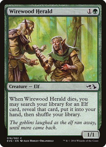 Wirewood Herald (Elves vs. Goblins) [Duel Decks Anthology]