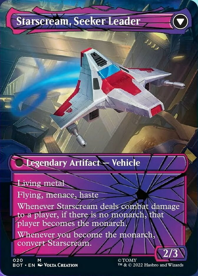 Starscream, Power Hungry // Starscream, Seeker Leader (Shattered Glass) [Transformers]