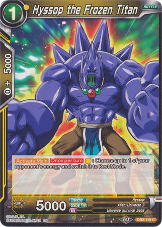 Hyssop the Frozen Titan [DB2-118]