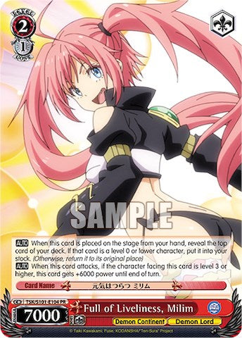 Full of Liveliness, Milim [That Time I Got Reincarnated as a Slime Vol.3]