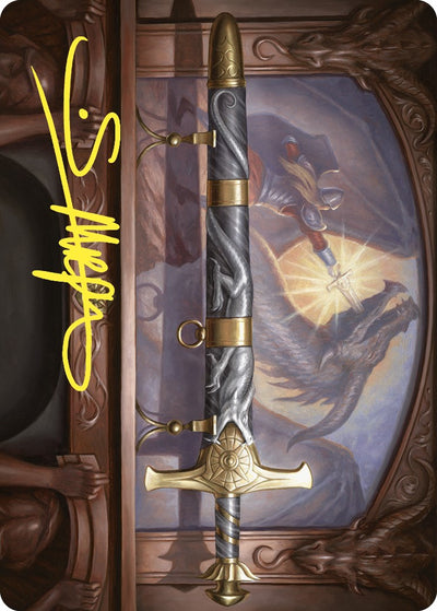 Ancestral Blade Art Card (Gold-Stamped Signature) [Commander Masters Art Series]