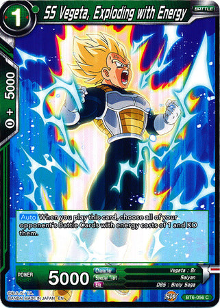 SS Vegeta, Exploding with Energy [BT6-056]