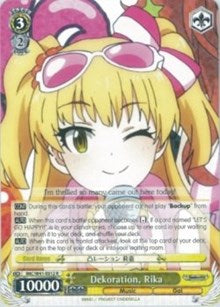 Dekoration, Rika (IMC/W41-E012 R) [The iDOLM@STER Cinderella Girls]