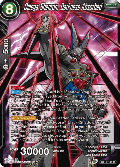 Omega Shenron, Darkness Absorbed [BT15-131]