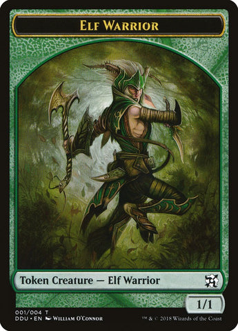 Elf Warrior Token [Duel Decks: Elves vs. Inventors Tokens]