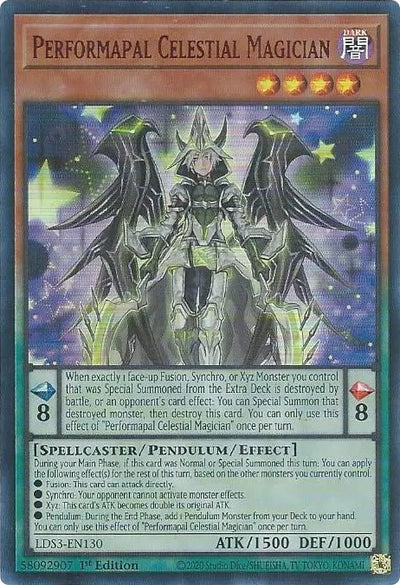 Performapal Celestial Magician (Red) [LDS3-EN130] Ultra Rare