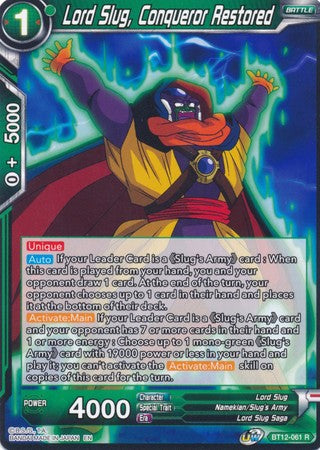 Lord Slug, Conqueror Restored [BT12-061]