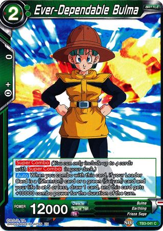 Ever-Dependable Bulma [TB3-041]