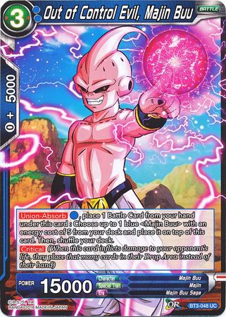 Out of Control Evil, Majin Buu [BT3-048]