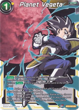 Planet Vegeta (Alternate Art) [BT3-105]
