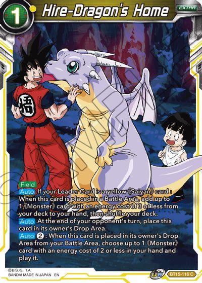 Hire-Dragon's Home [BT15-116]