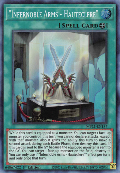 Infernoble Arms - Hauteclere [MP21-EN137] Super Rare