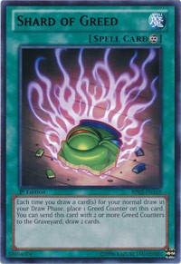 Shard of Greed [BP02-EN165] Rare