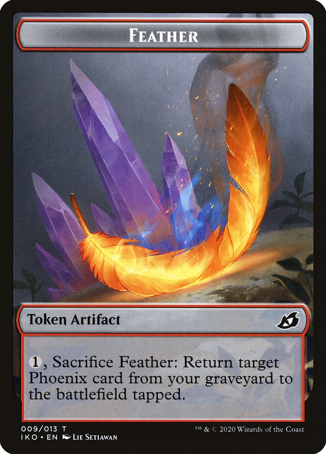 Feather Token [Ikoria: Lair of Behemoths Tokens]
