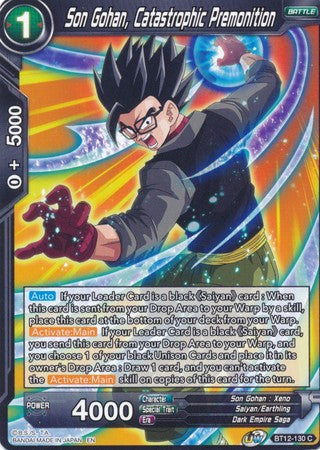 Son Gohan, Catastrophic Premonition [BT12-130]
