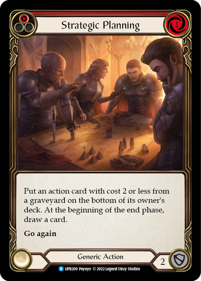 Strategic Planning (Red) [UPR200] (Uprising)  Rainbow Foil