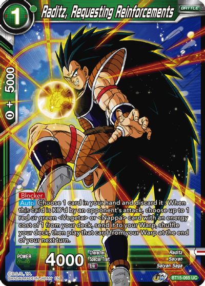 Raditz, Requesting Reinforcements [BT15-065]