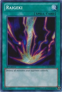 Raigeki [LCJW-EN057] Secret Rare